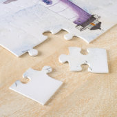 winter in Nubble LIghthouse in Maine Legpuzzel (Zijkant)