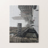 Winter in NYC New York Snowstorm Foto Puzzle Legpuzzel (Verticaal)