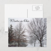 WINTER IN OHIO-briefkaart Briefkaart (Voorkant / Achterkant)