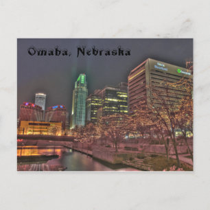 Winter in Omaha Nebraska Briefkaart