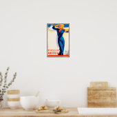 Winter in Oostenrijk - Poster voor reizen met best (Keuken)