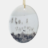 Winter in Paltinis - Roemenië Keramisch Ornament (Rechts)