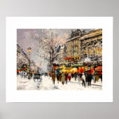 Winter in Parijs. Fine Art Poster (Voorkant)