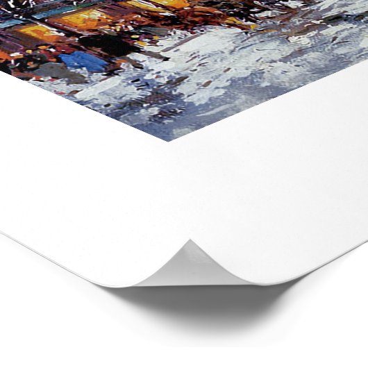 Winter in Parijs. Fine Art Print (Hoek)