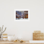 Winter in Parijs. Fine Art Print (Keuken)