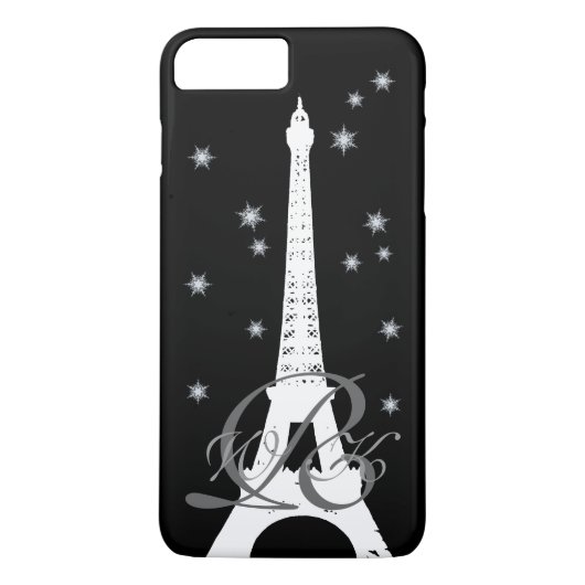 Winter in Paris iPhone Case (Achterkant)