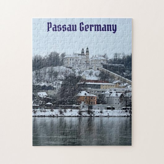 Winter in Passau, Duitsland Jigsaw Puzzel (Verticaal)