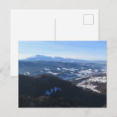 Winter in Pieniny Briefkaart (Voorkant / Achterkant)