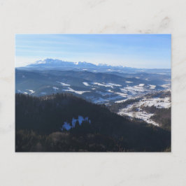 Winter in Pieniny Briefkaart