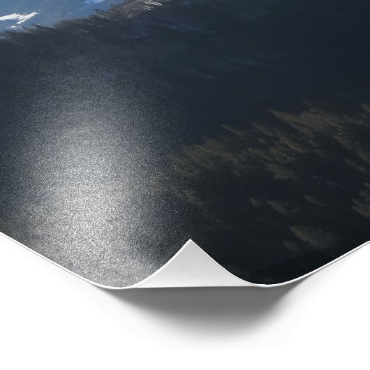 Winter in Pieniny Foto Afdruk (Hoek)