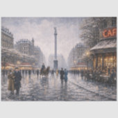 Winter in Place Vendome Tissuepapier (Voorkant)