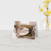 Winter in Pollok Park, Glasgow, Scotland Kaart (Gele Bloem)