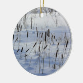 Winter in Quebec, Canada Keramisch Ornament (Links)