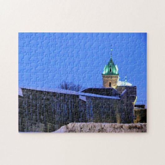 Winter in Quebec, Canada Legpuzzel (Horizontaal)