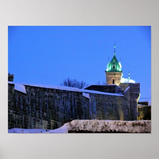 Winter in Quebec, Canada Poster (Voorkant)