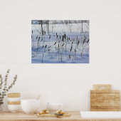 Winter in Quebec, Canada Poster (Keuken)