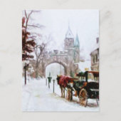 Winter in Quebec City door Shawna Mac Briefkaart (Voorkant)