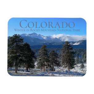 Winter in Rocky Mountain National Park Colorado Magneet