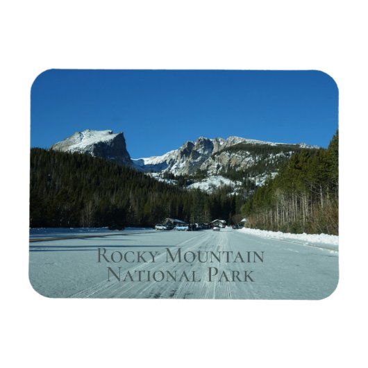 Winter in Rocky Mountain National Park Magnet Magneet (Horizontaal)