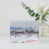 Winter in Salt Lake City Briefkaart (Staand voorkant)