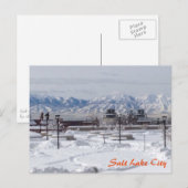 Winter in Salt Lake City Briefkaart (Voorkant / Achterkant)
