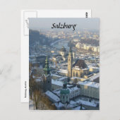 winter in salzburg briefkaart (Voorkant / Achterkant)