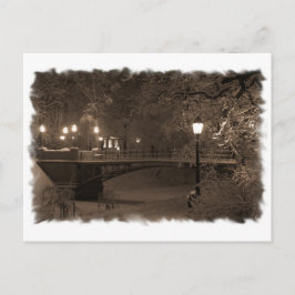 winter in sepia briefkaart