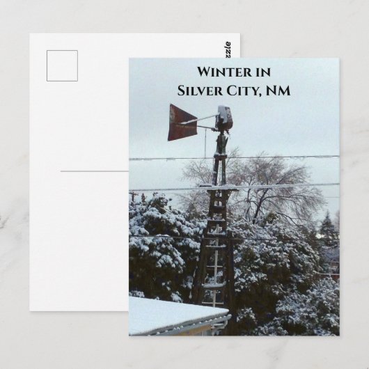 Winter in Silver City, NM Briefkaart (Voorkant / Achterkant)