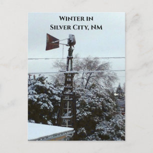 Winter in Silver City, NM Briefkaart