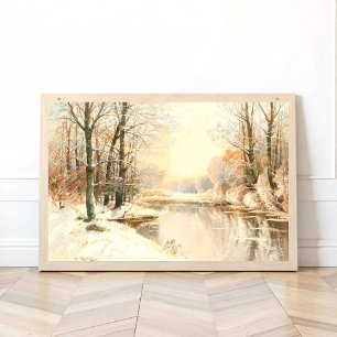 Winter in Spreewald Poster