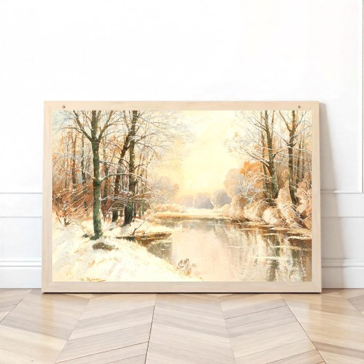 Winter in Spreewald Poster
