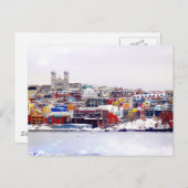 Winter in St. John's Briefkaart (Voorkant / Achterkant)