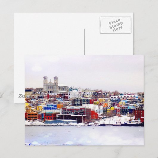 Winter in St. John's Briefkaart (Voorkant / Achterkant)