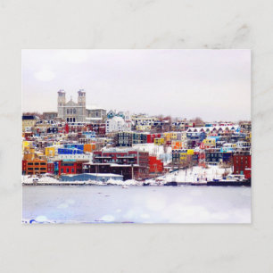 Winter in St. John's Briefkaart