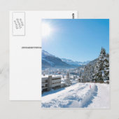 Winter in St. Moritz Briefkaart (Voorkant / Achterkant)