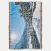 Winter in St. Moritz Deken (Voorkant Verticaal)