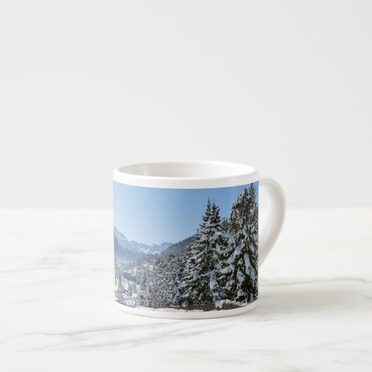 Winter in St. Moritz Espresso Kop (Voorkant rechts)