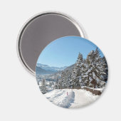 Winter in St. Moritz Magneet (Voorkant / Achterkant)