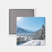 Winter in St. Moritz Magneet (Voorkant / Achterkant)