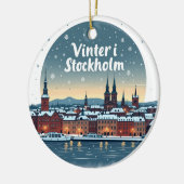 Winter in Stockholm Christmas Ornament (Links)