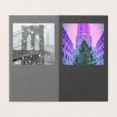 Winter in the City Kaart (Buitenkant ongevouwen)