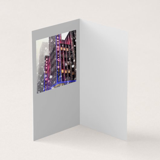 Winter in the City Kaart (Binnen)