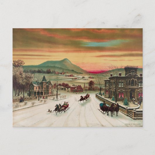Winter In The Country Briefkaart (Voorkant)