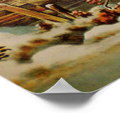 Winter in the Country, Getting Ice Poster (Hoek)