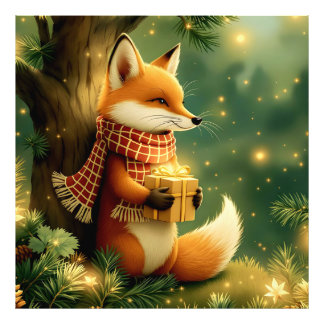 Winter in the Pines Foto Afdruk