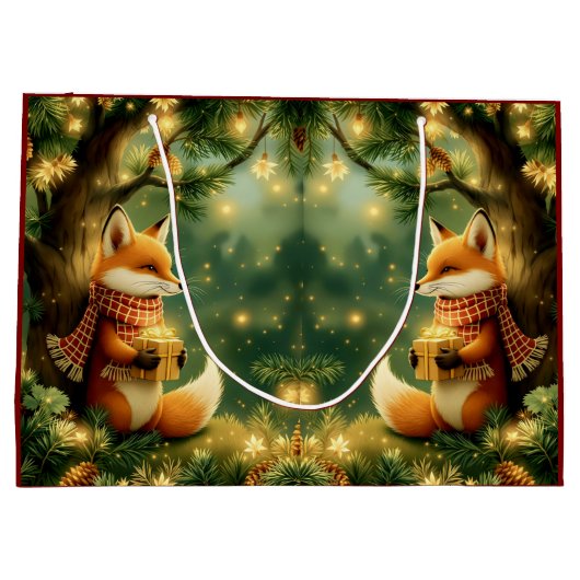 Winter in the Pines Groot Cadeauzakje (Achterkant)