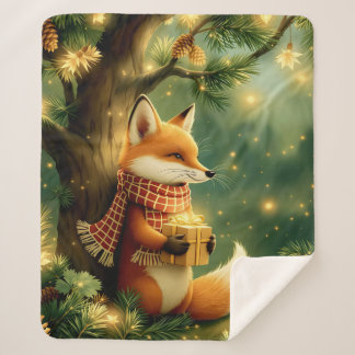 Winter in the Pines Sherpa Deken