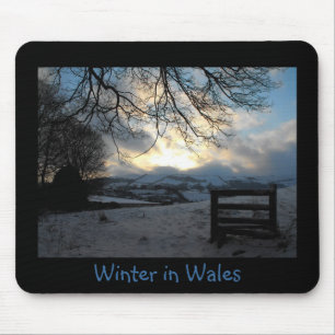 Winter in Wales fotomousemat Muismat