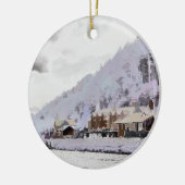 WINTER IN WALES KERAMISCH ORNAMENT (Links)