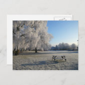 Winter in Warwick Briefkaart (Voorkant / Achterkant)